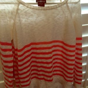 Pink/ White stripped sweater!
